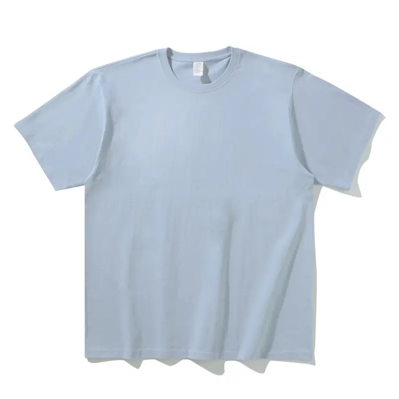 250g Unisex Brushed T-Shirt Round Neck Mint - Image 11
