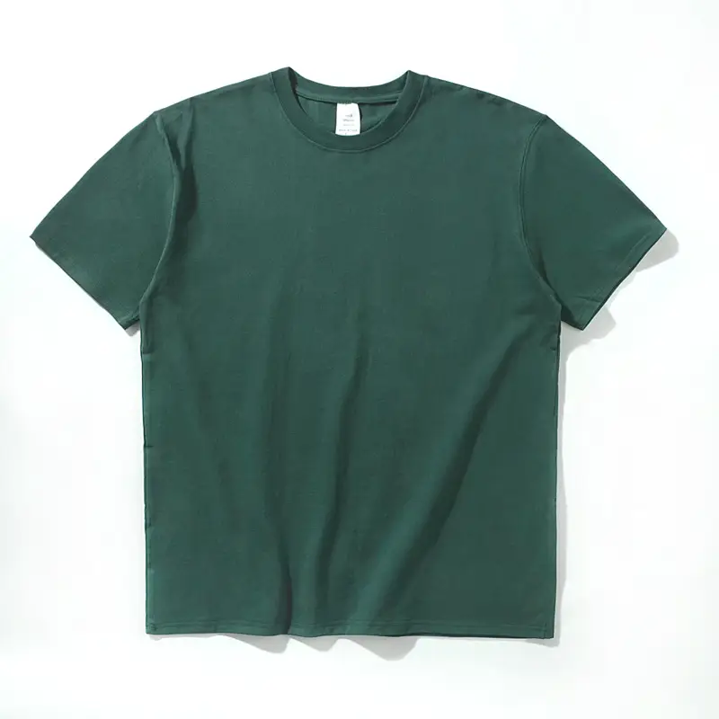250g Unisex Brushed T-Shirt Round Neck Mint - Image 17