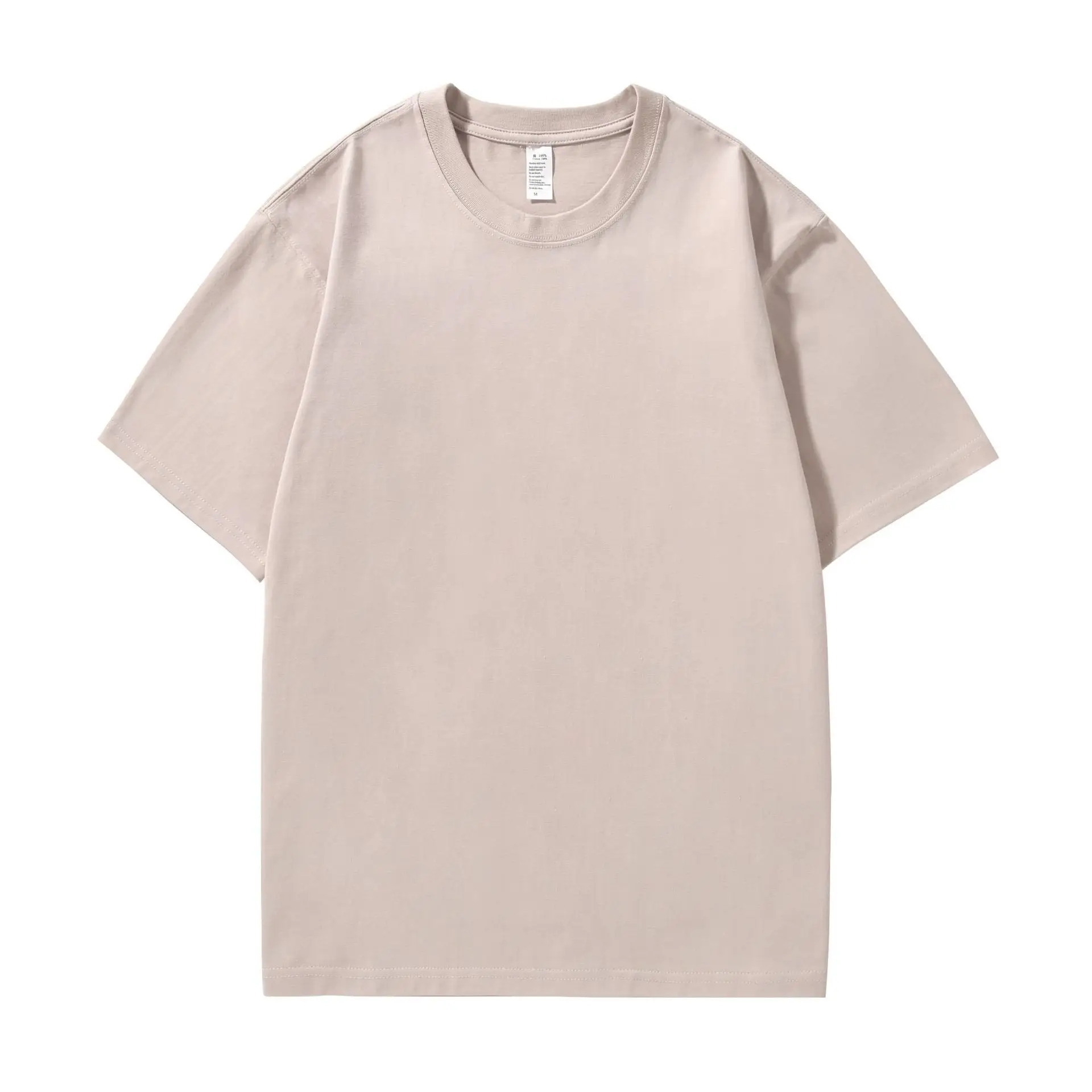 250g Unisex Brushed T-Shirt Round Neck Mint - Image 22