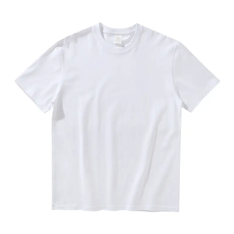 250g Unisex Brushed T-Shirt Round Neck Mint - Image 3