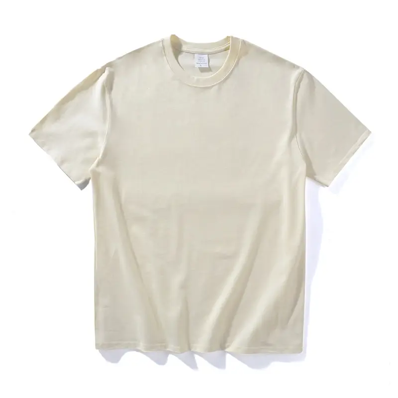 250g Unisex Brushed T-Shirt Round Neck Mint - Image 4