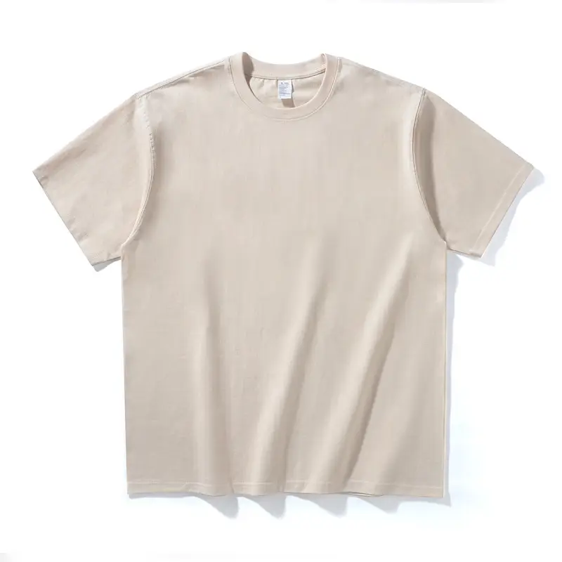 250g Unisex Brushed T-Shirt Round Neck Mint - Image 5