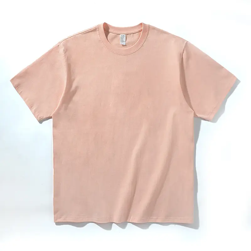 250g Unisex Brushed T-Shirt Round Neck Mint - Image 6