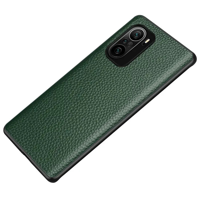 Redmi K40 Pro Protective Leather Case Blue 6.67" - Image 9