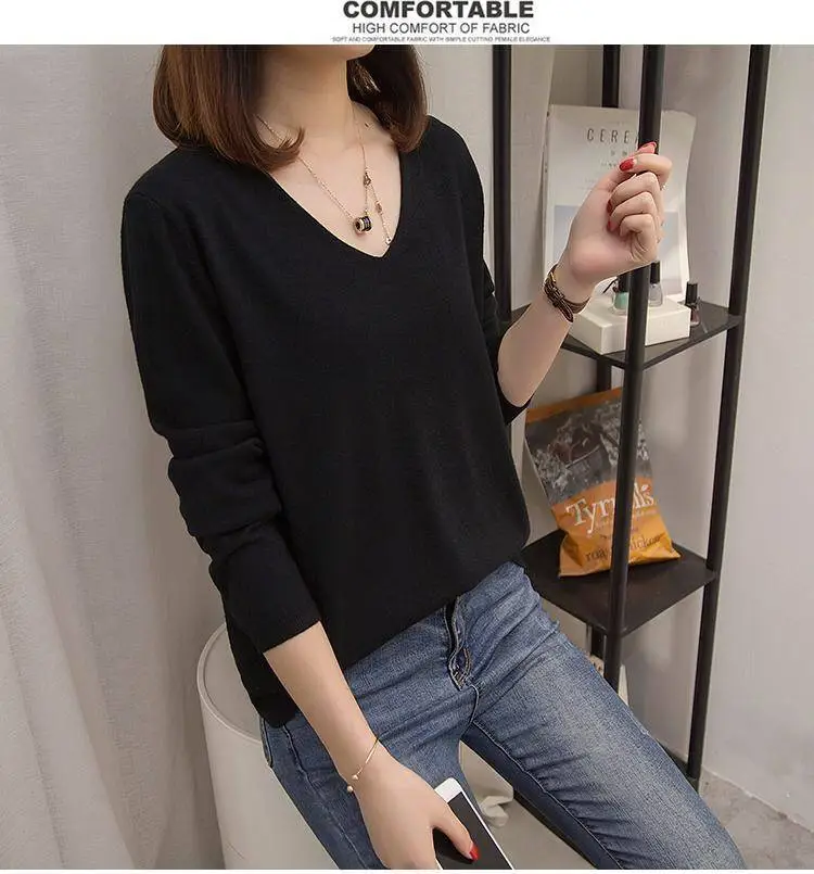 Plus Size Blue Knit Sweater for Women 2020 Winter — feature 15