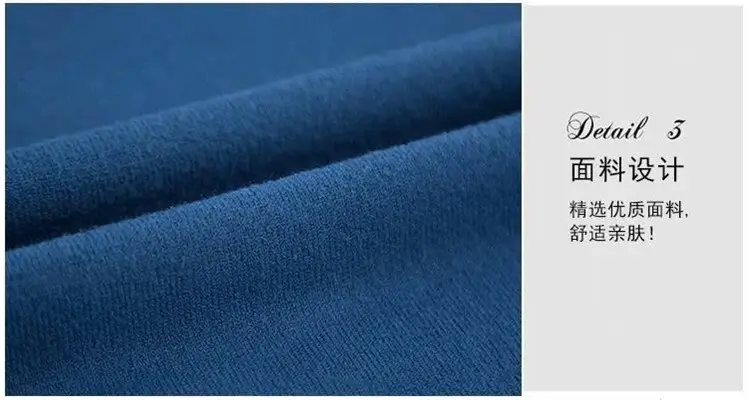Plus Size Blue Knit Sweater for Women 2020 Winter — feature 6