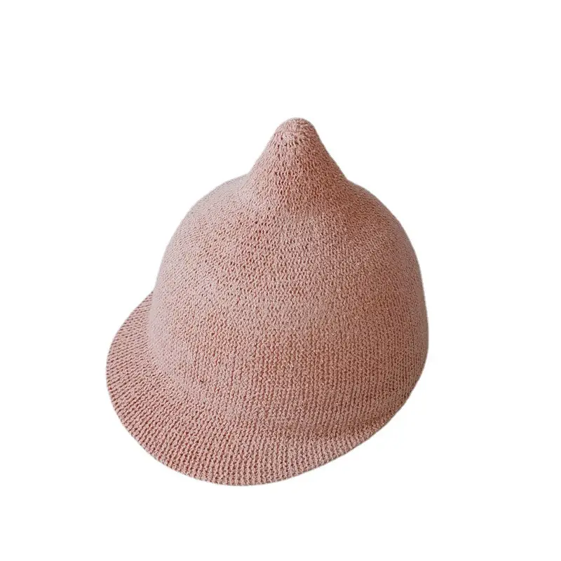 Yipang Baby Sun Hat Grey Knitted Spring Fall - Image 10