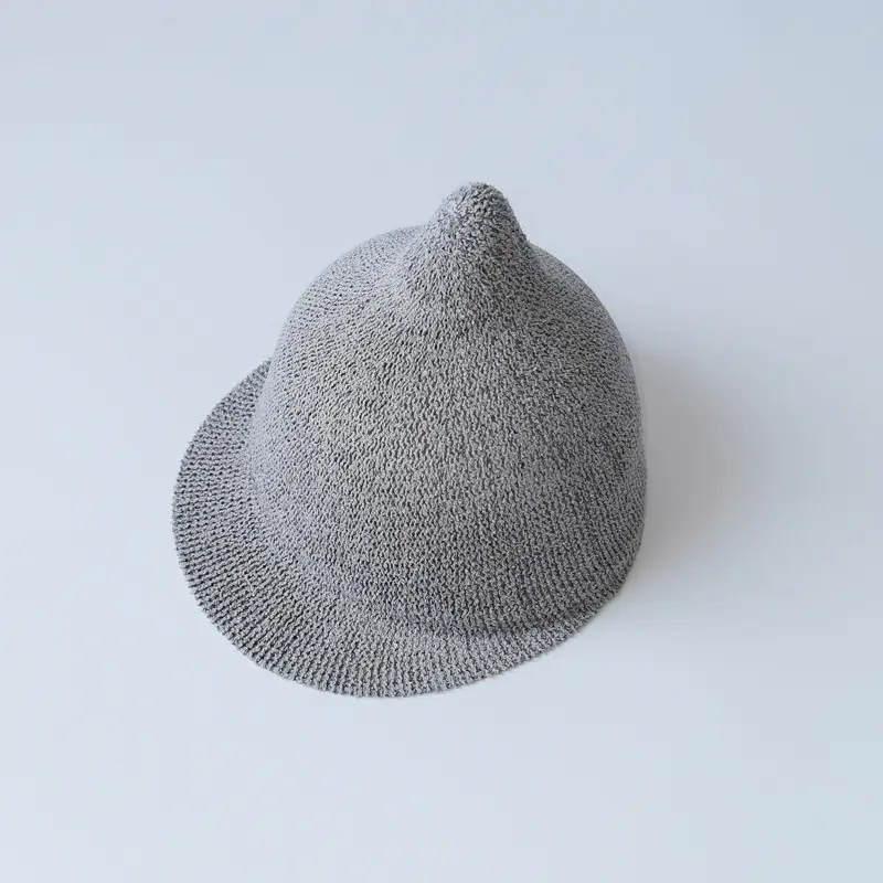 Yipang Baby Sun Hat Grey Knitted Spring Fall - Image 4