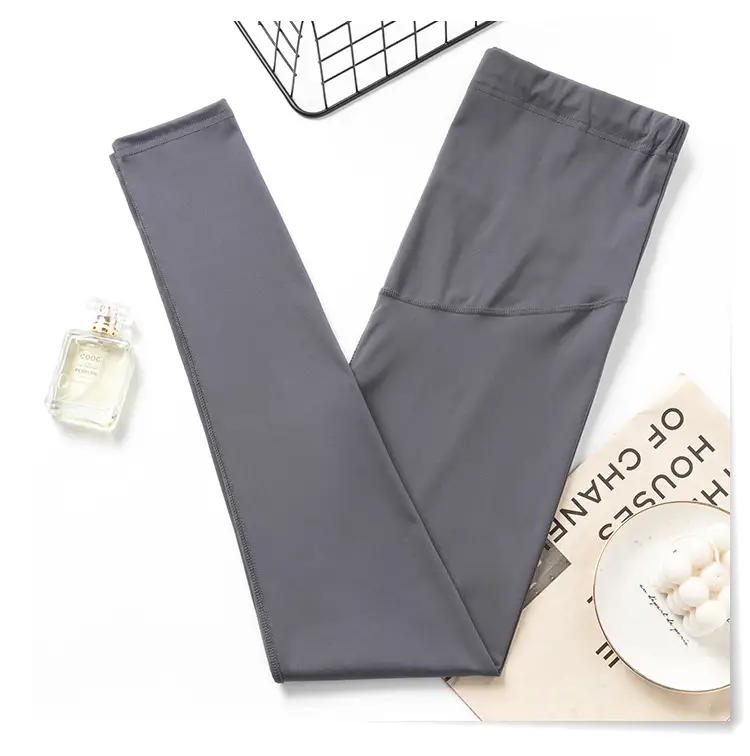 2023 Maternity Leggings Seamless Thin Yoga Nine Point — feature 16