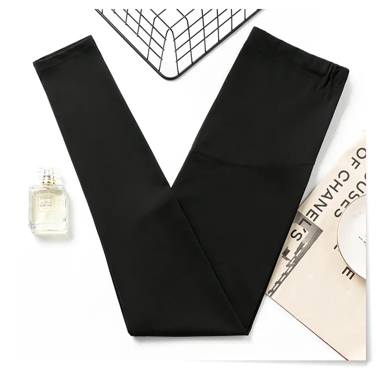 2023 Maternity Leggings Seamless Thin Yoga Nine Point — feature 17