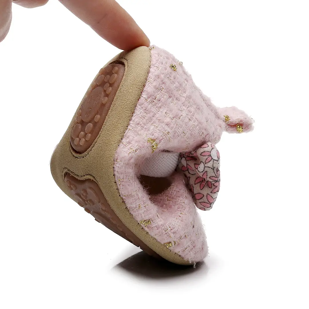 New Style Small Fragrant Bow Princess Children's Shoes Baby Toddler Shoes Soft Sole Princess Style - Image 6