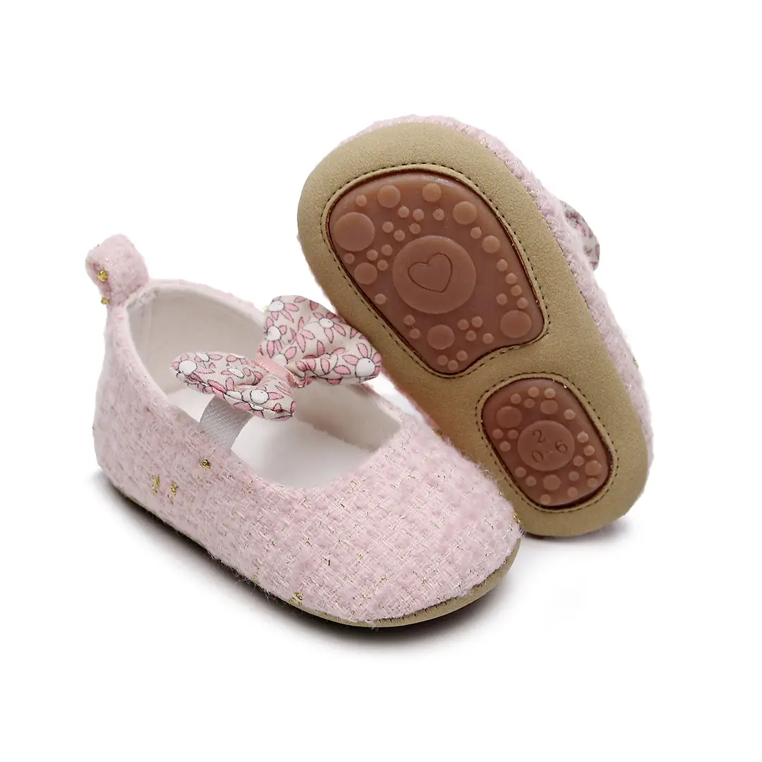 New Style Small Fragrant Bow Princess Children's Shoes Baby Toddler Shoes Soft Sole Princess Style - Image 7