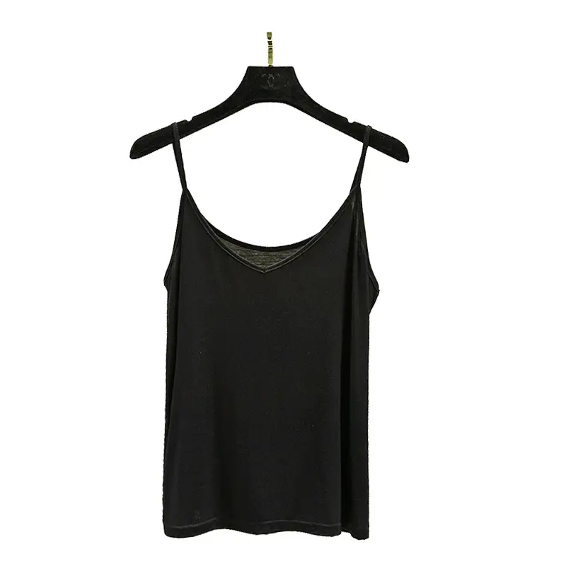 Women's Black Strapless V-Neck Sleeveless Top - Image 15