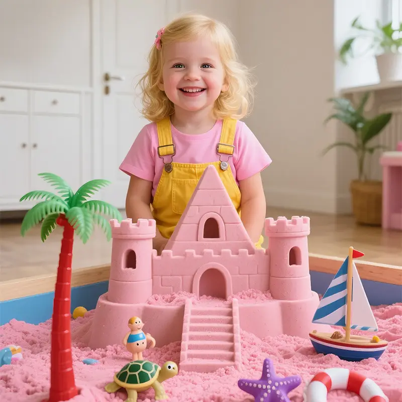 Ibiza Space Toy Sand Playground Children's Magic Sand Non-Sticky Early Education Classroom Colored Sand Loose Sand Wholesale - Image 6