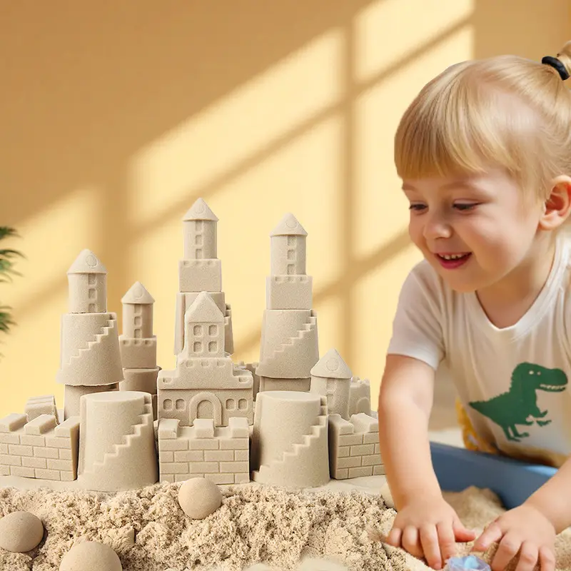 Ibiza Space Toy Sand Playground Children's Magic Sand Non-Sticky Early Education Classroom Colored Sand Loose Sand Wholesale - Image 7