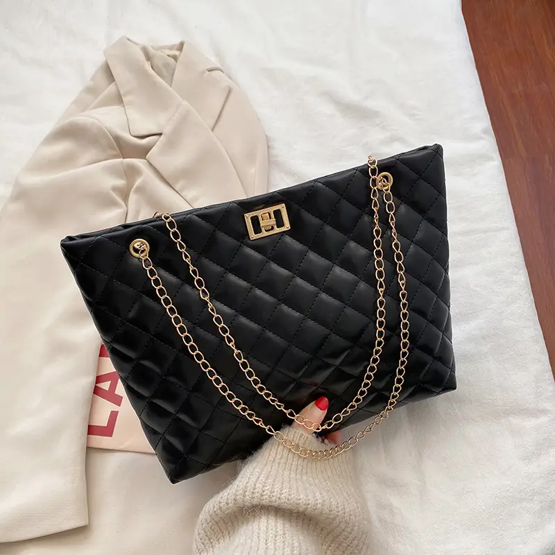 Large Embroidered Chain Bag Women's 2021 New Fashion - Image 2