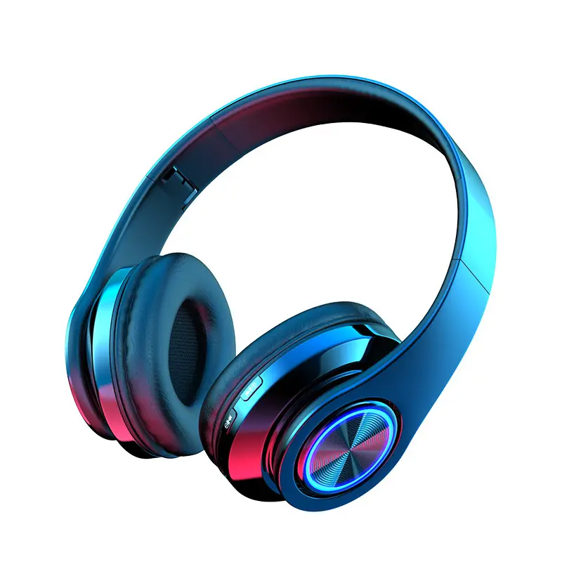 Wireless Bluetooth Headset with Colorful LED Lights - Image 6