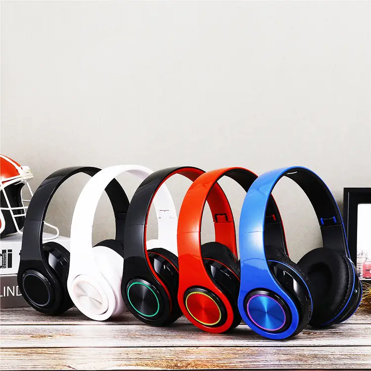 Wireless Bluetooth Headset with Colorful LED Lights — feature 4