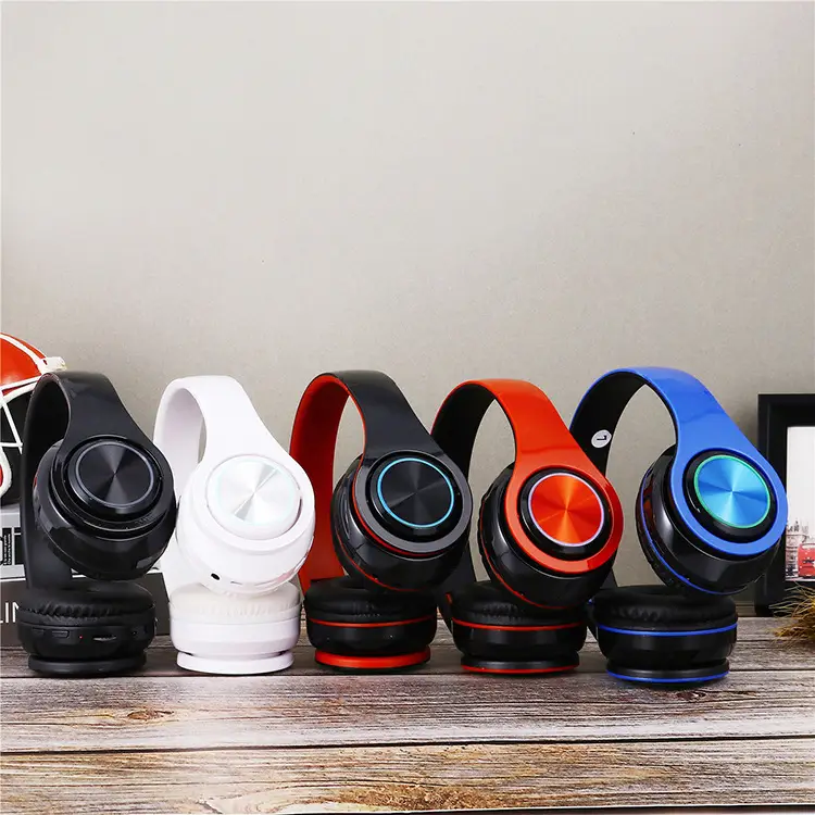 Wireless Bluetooth Headset with Colorful LED Lights — feature 5