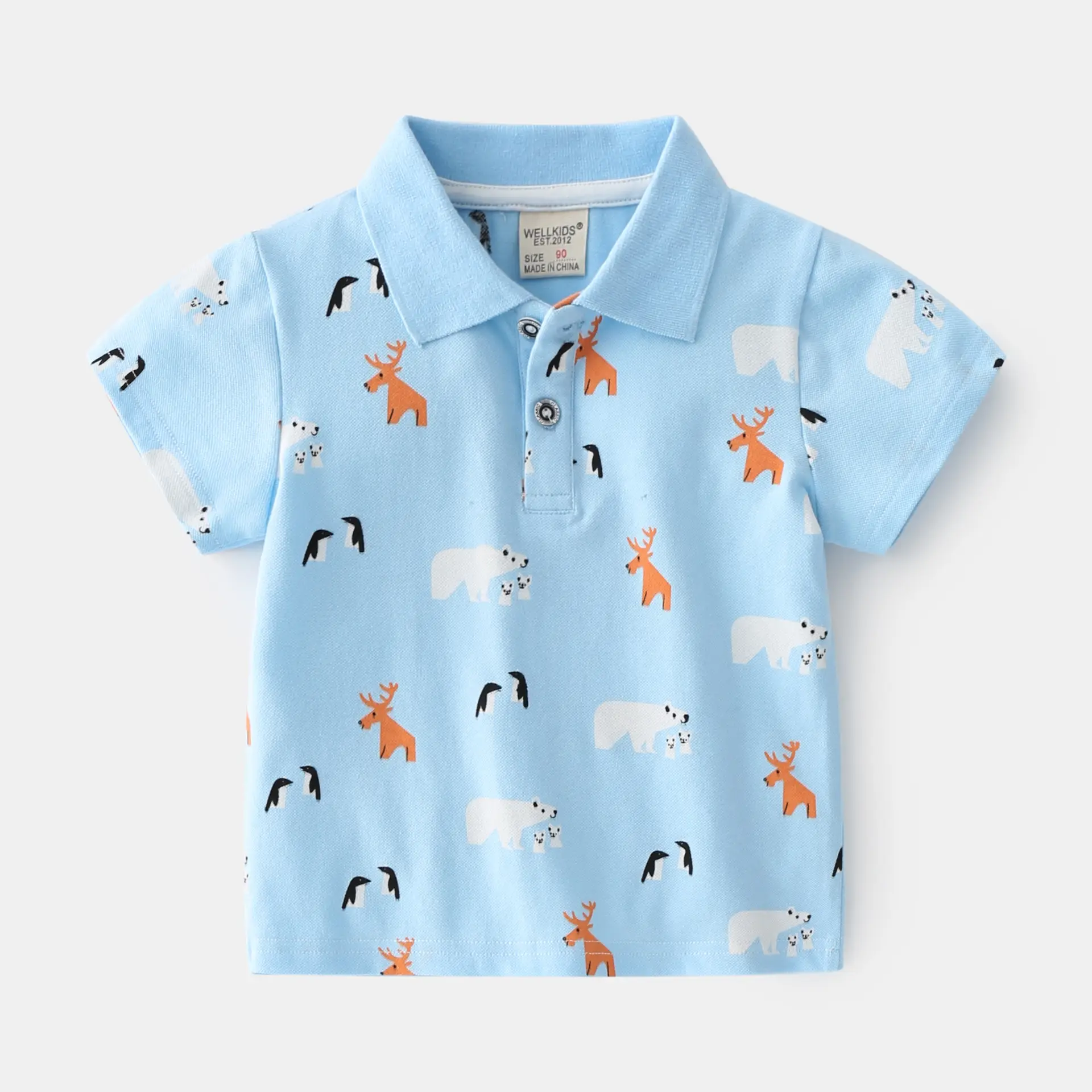 Cute Cartoon Polo Shirt for Boys 2026 Summer Cotton - Image 3