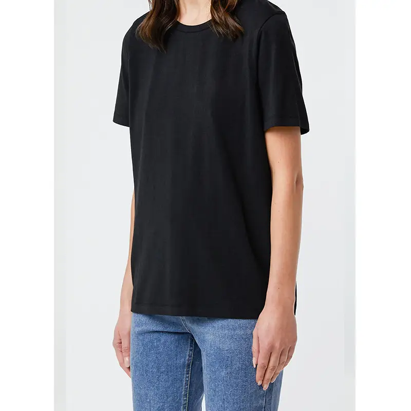 Women 180g Cotton Slim Fit T-Shirt Brown