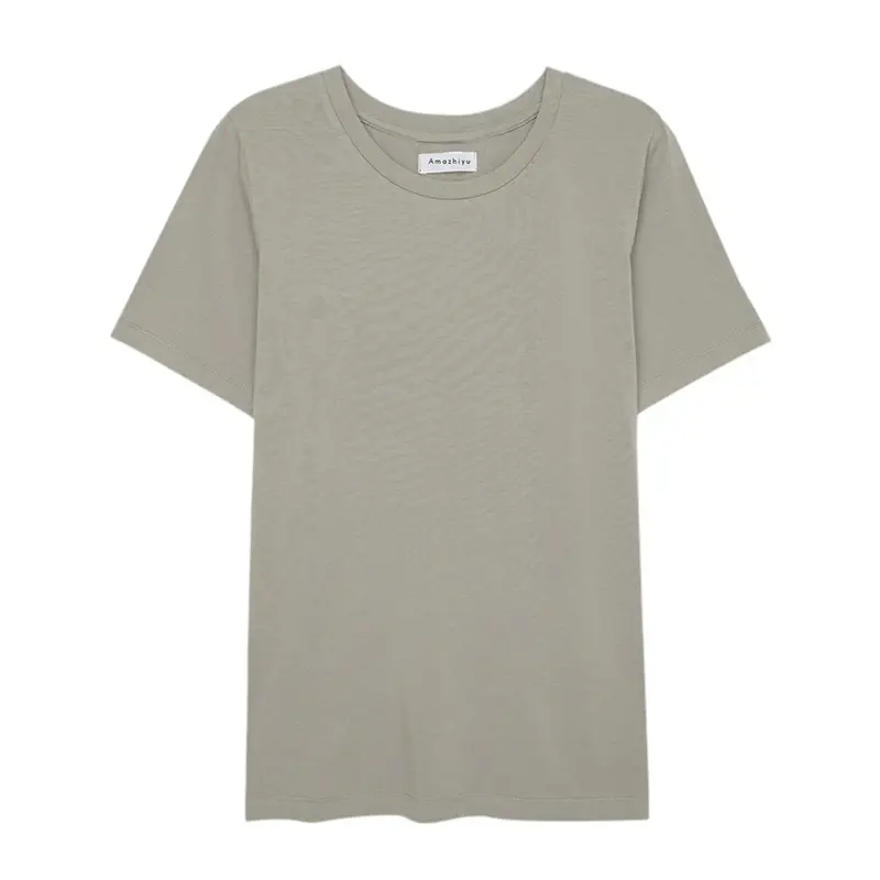 Women 180g Cotton Slim Fit T-Shirt Brown