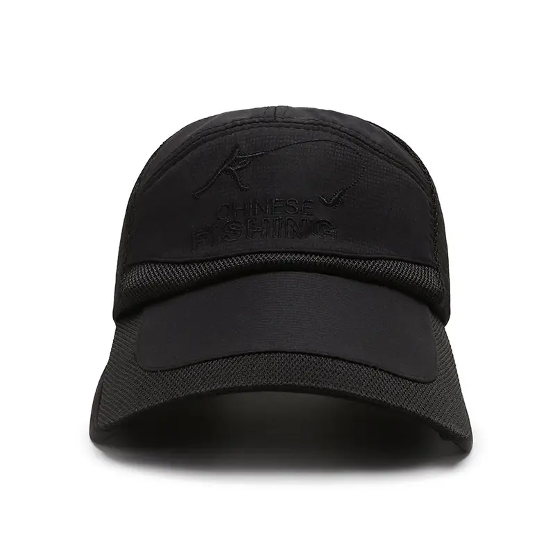 Black Korean Style Peaked Cap for Summer - Image 7