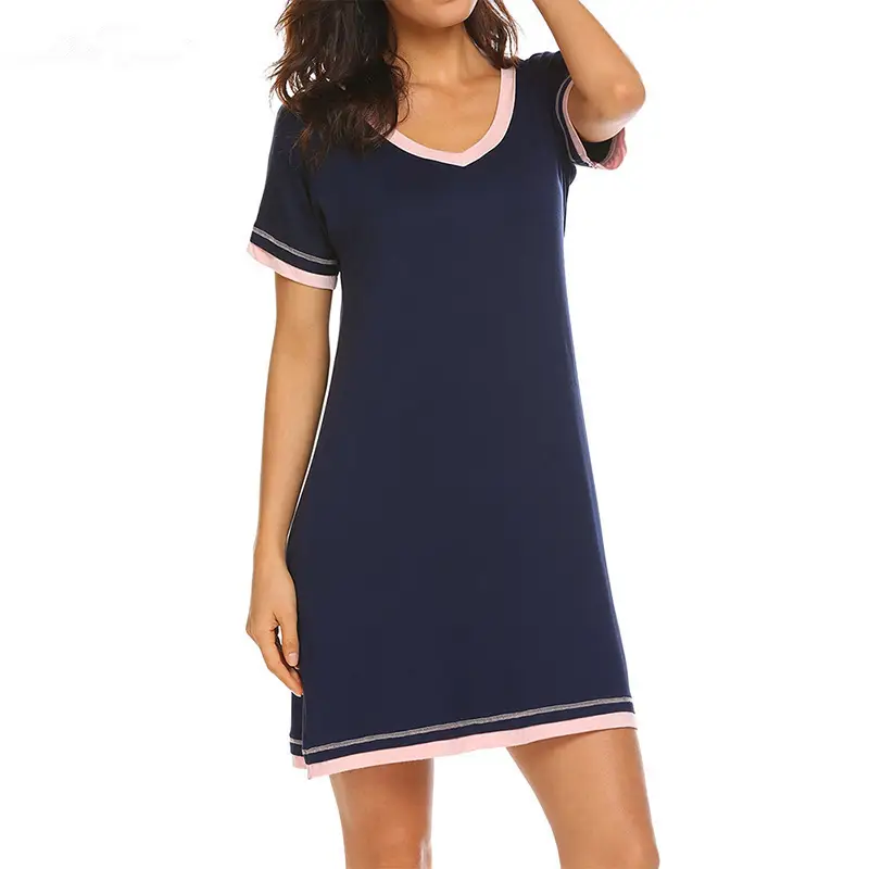 Women's Black Round Neck Dress 2022 Spring Summer - Image 5