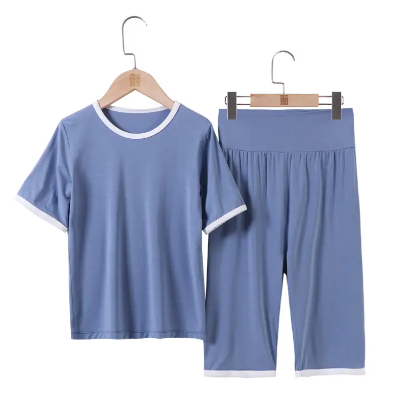 Pink Pajama Set for Boys Girls Summer Wear - Image 6