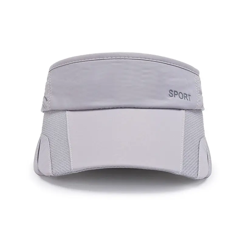Men's Grey Beanie Cap Summer Hat with "SPORT" Brand