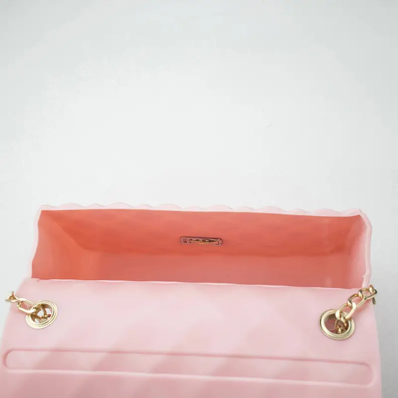 Blue Diamond Jelly Crossbody Bag for Women