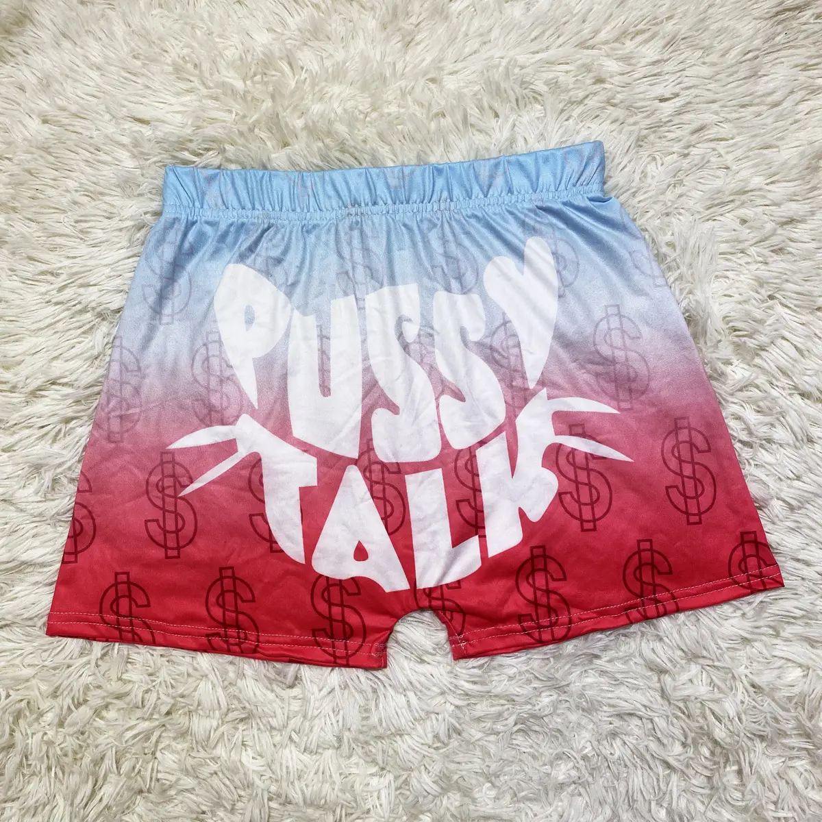 Pink Comics Print Women's Tight Shorts Yoga Pants - Image 12