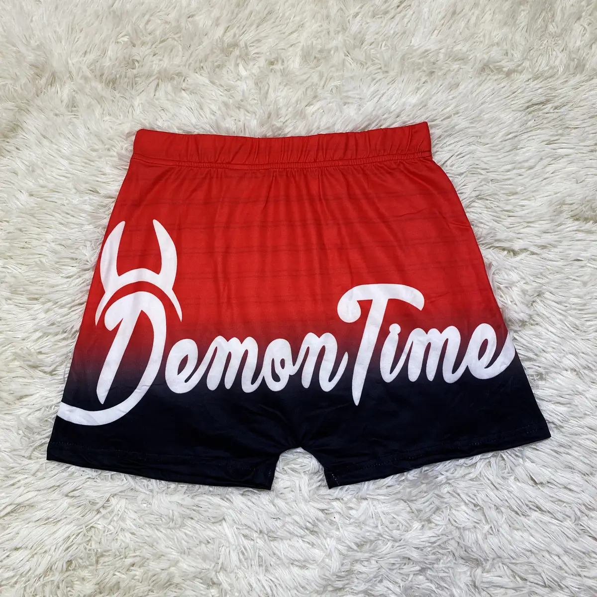 Pink Comics Print Women's Tight Shorts Yoga Pants - Image 9