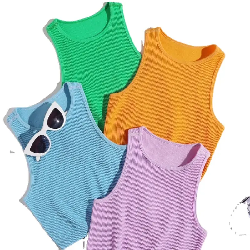 Women's Slim Fitting Yoga Bra Brown Quick Dry Running Fitness Vest - Image 21