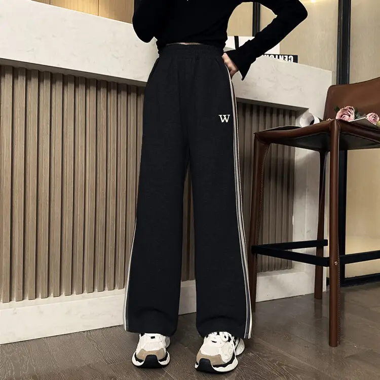 Girls Wide Leg Pants Grey Sweatpants Spring Autumn 2024 - Image 18