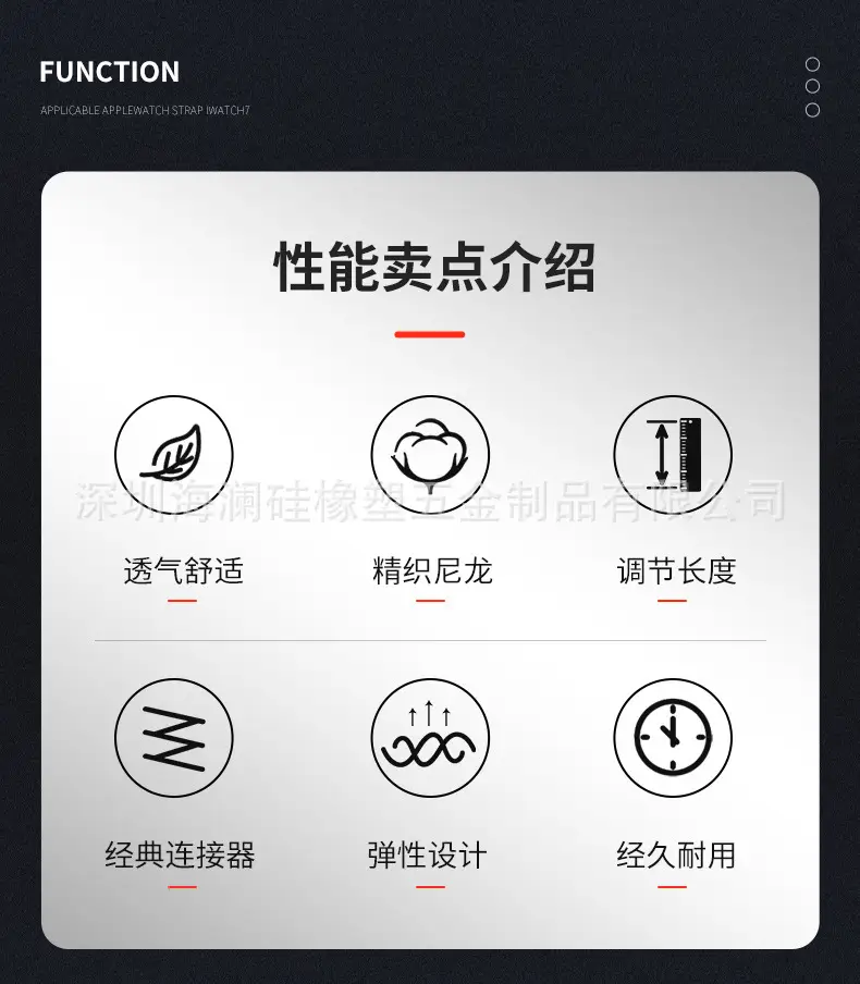Suitable for Apple Watch Strap Iwatch11 Apple Watch Strap Elastic Figure-Eight Buckle Nylon Watch Strap — feature 4