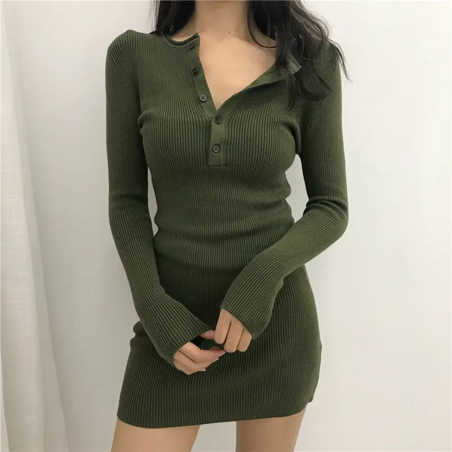 Black Long Sleeve Knitted Shirt with Graphic Print — feature 19