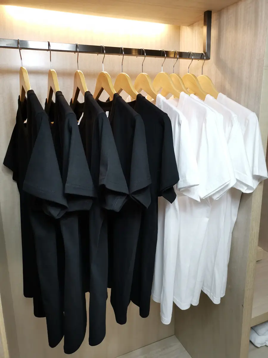 White American Heavy Cotton Round Neck T-Shirt 260g - Image 5