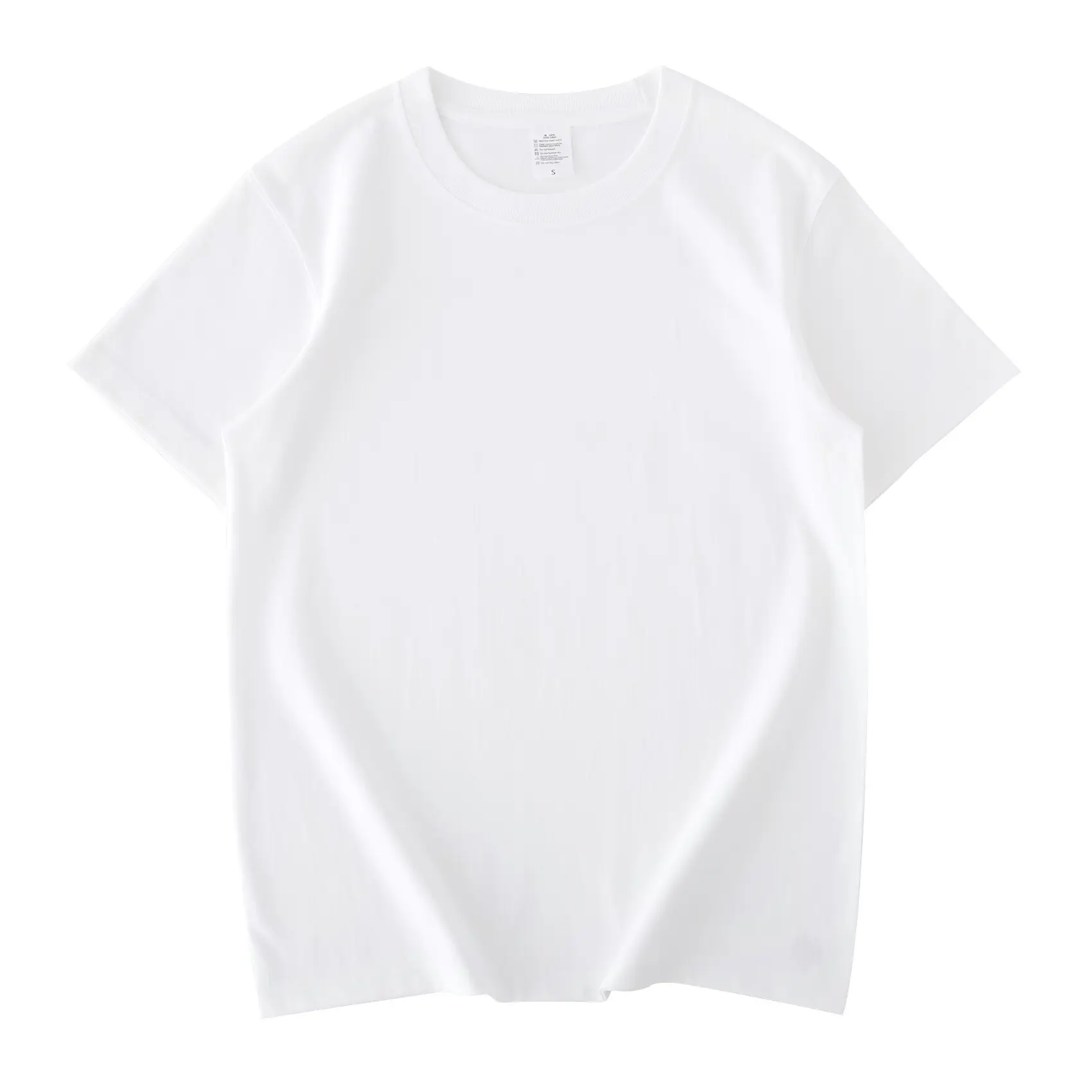 White American Heavy Cotton Round Neck T-Shirt 260g - Image 6