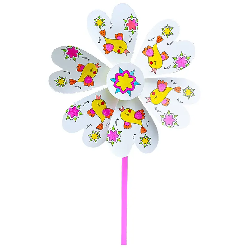 Kids Windmill Painting Toy for Kids Outdoor Art Craft - Image 26
