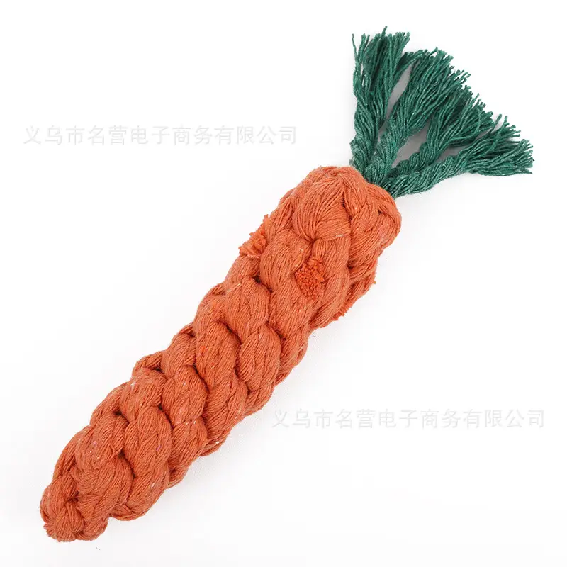 Pet Dog Toys and Supplies Frisbee Pet Ball Puppy Toy Bite-Resistant Rope Knot Self-Pleasure Carrot Teething Toy — feature 15