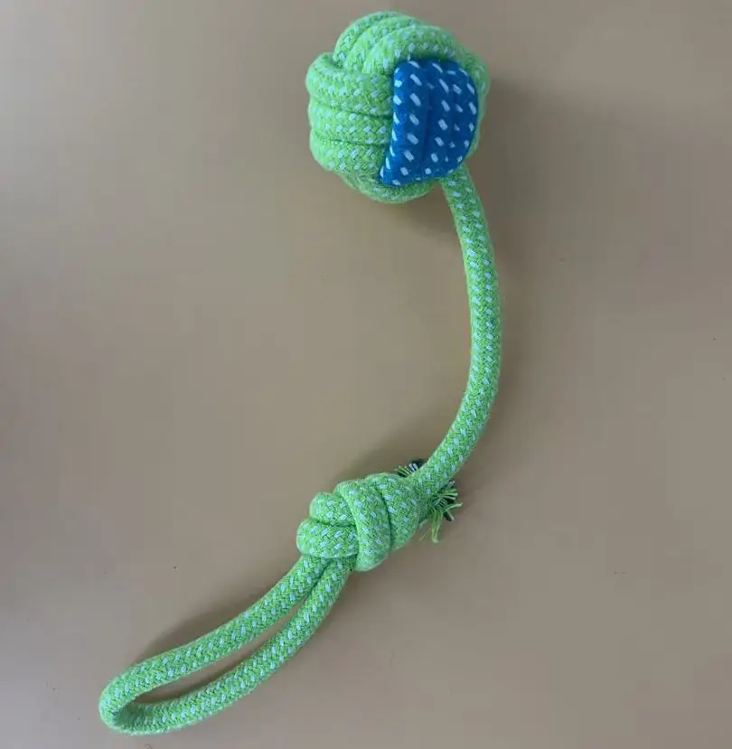 Pet Dog Toys and Supplies Frisbee Pet Ball Puppy Toy Bite-Resistant Rope Knot Self-Pleasure Carrot Teething Toy