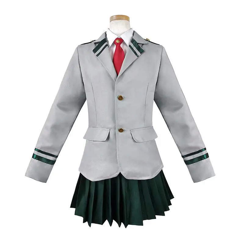 Lijie Royal Tea Green School Uniform Cosplay Costume - Image 5