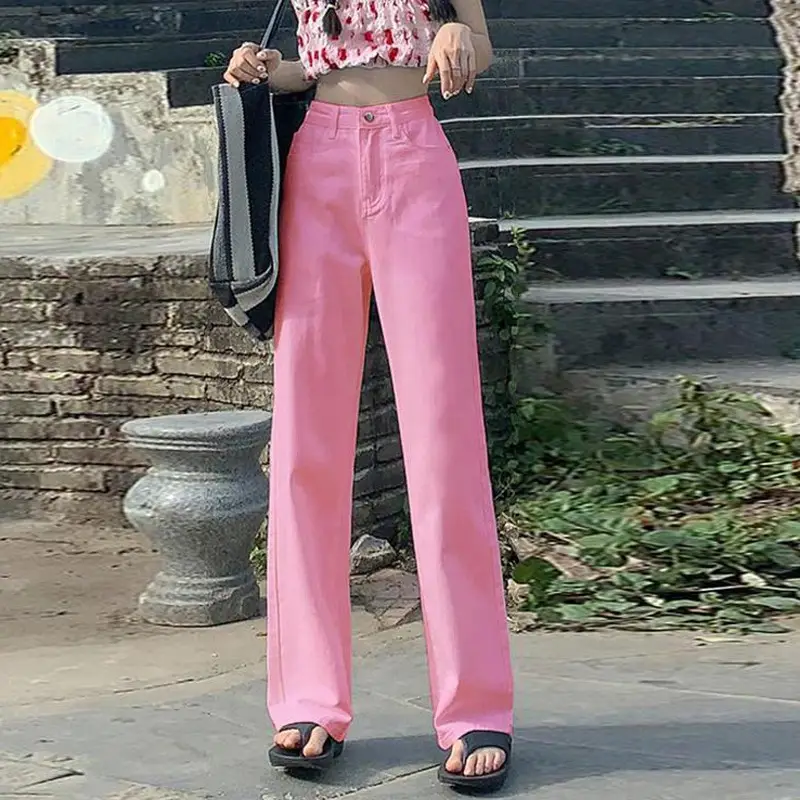 Women High Waist Wide Leg Pants Tan 2025 - Image 6