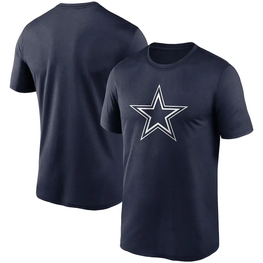 Men Navy Blue 21 T-Shirt Cross Border Sports Casual - Image 9