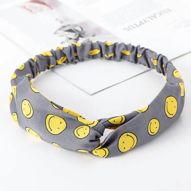 Vintage Polka Dot Hair Band with Wide Brim