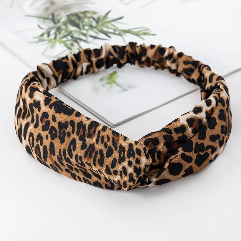 Vintage Polka Dot Hair Band with Wide Brim