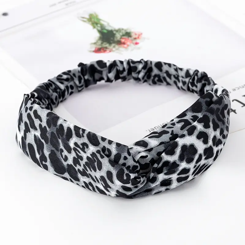 Vintage Polka Dot Hair Band with Wide Brim