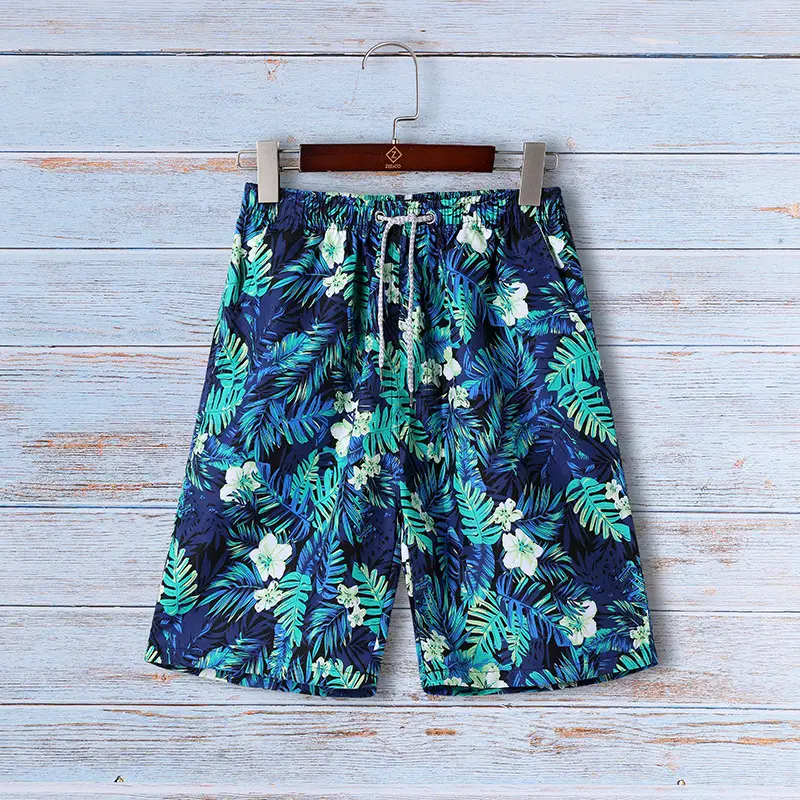 2026 Men's Blue Leaf Sublimation Shorts - Image 4