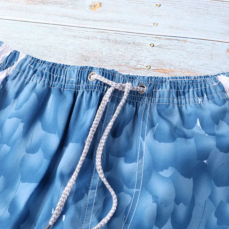 2026 Men's Blue Leaf Sublimation Shorts - Image 6